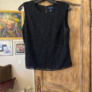Elegant Black Sleeveless Top